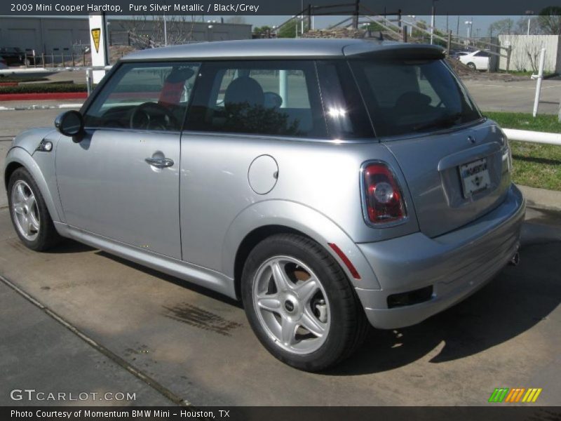 Pure Silver Metallic / Black/Grey 2009 Mini Cooper Hardtop
