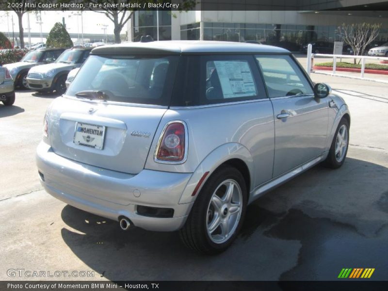 Pure Silver Metallic / Black/Grey 2009 Mini Cooper Hardtop