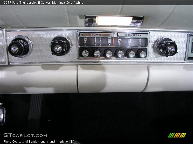 Inca Gold / White 1957 Ford Thunderbird E Convertible