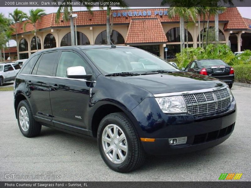Dark Ink Blue Metallic / Medium Light Stone 2008 Lincoln MKX