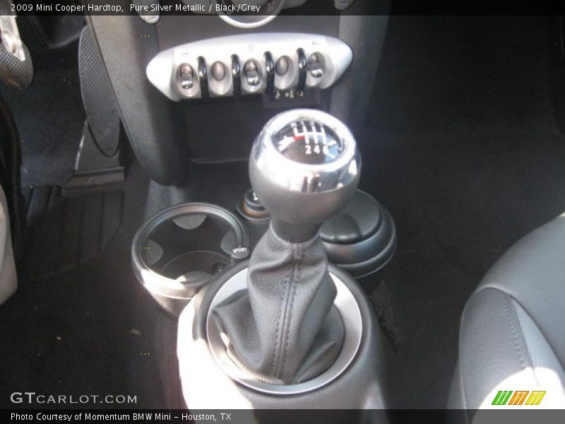 Pure Silver Metallic / Black/Grey 2009 Mini Cooper Hardtop