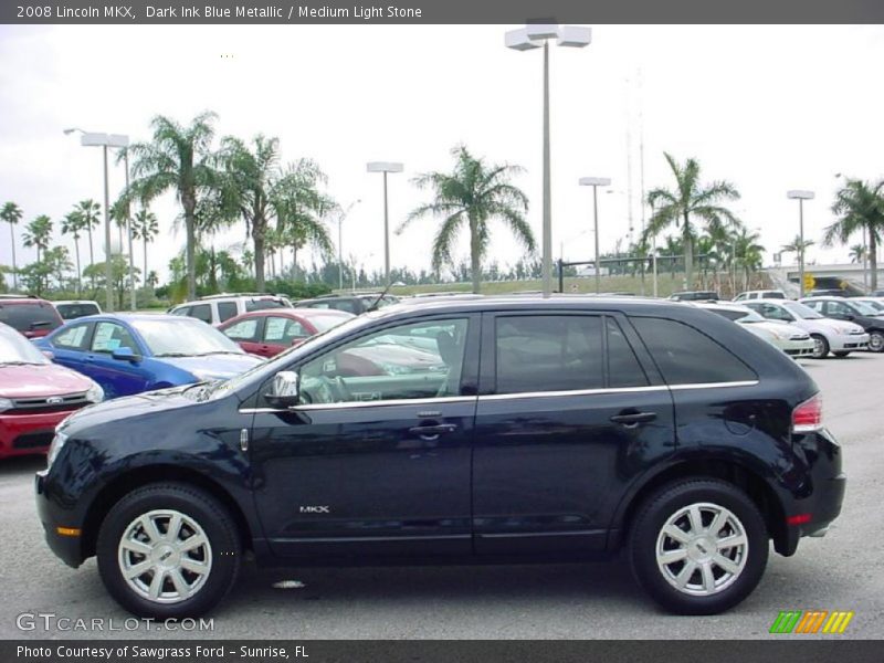 Dark Ink Blue Metallic / Medium Light Stone 2008 Lincoln MKX