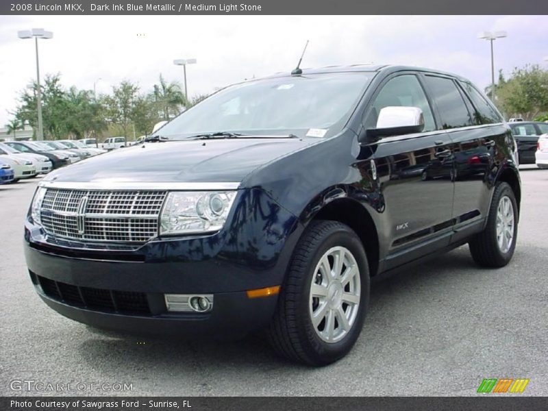Dark Ink Blue Metallic / Medium Light Stone 2008 Lincoln MKX