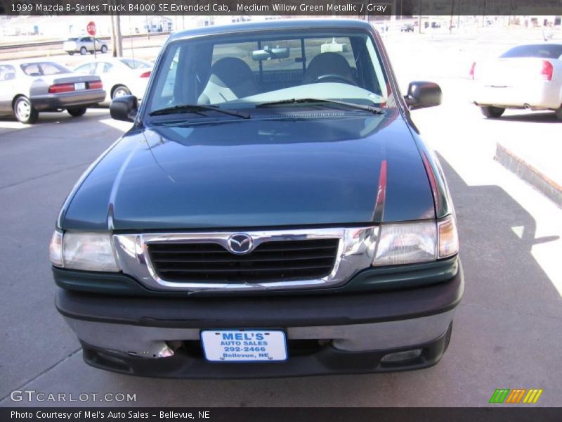 Medium Willow Green Metallic / Gray 1999 Mazda B-Series Truck B4000 SE Extended Cab