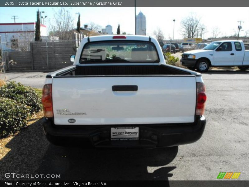Super White / Graphite Gray 2005 Toyota Tacoma Regular Cab
