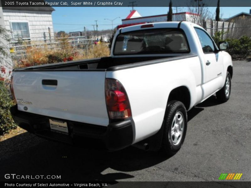 Super White / Graphite Gray 2005 Toyota Tacoma Regular Cab