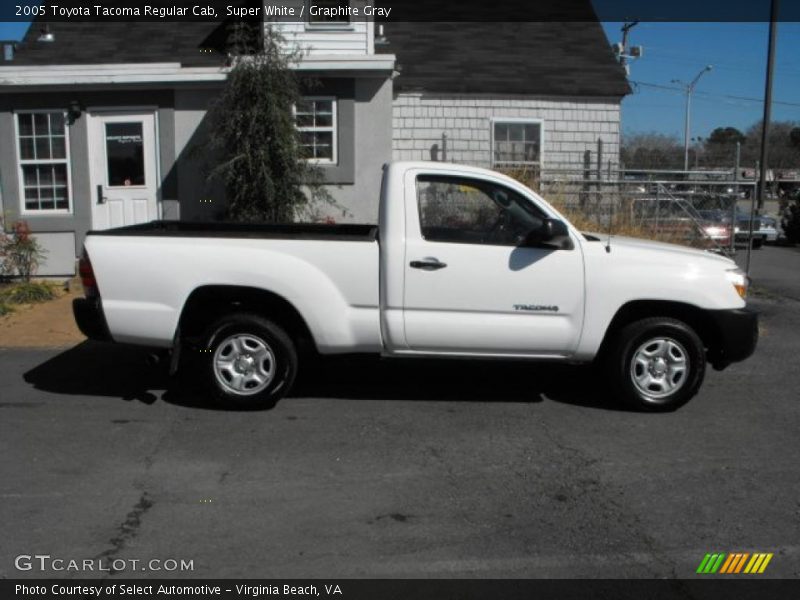 Super White / Graphite Gray 2005 Toyota Tacoma Regular Cab