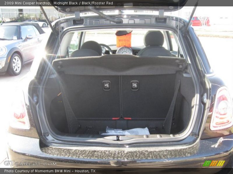 Midnight Black / Black/Rooster Red 2009 Mini Cooper Hardtop