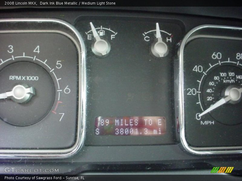 Dark Ink Blue Metallic / Medium Light Stone 2008 Lincoln MKX