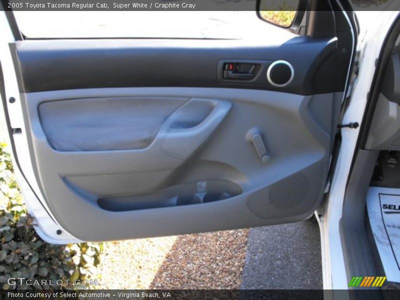 Super White / Graphite Gray 2005 Toyota Tacoma Regular Cab