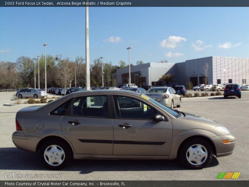 Arizona Beige Metallic / Medium Graphite 2003 Ford Focus LX Sedan