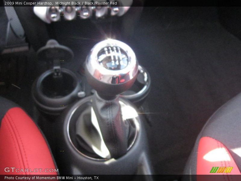 Midnight Black / Black/Rooster Red 2009 Mini Cooper Hardtop