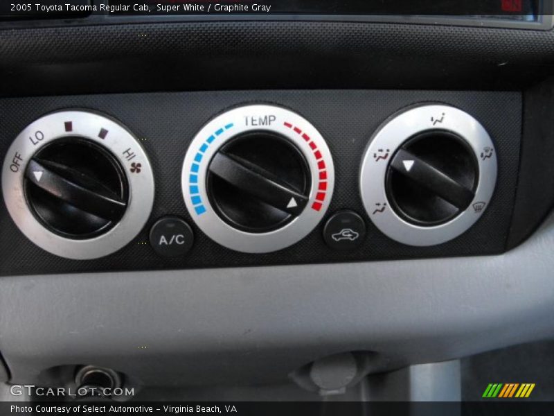 Super White / Graphite Gray 2005 Toyota Tacoma Regular Cab