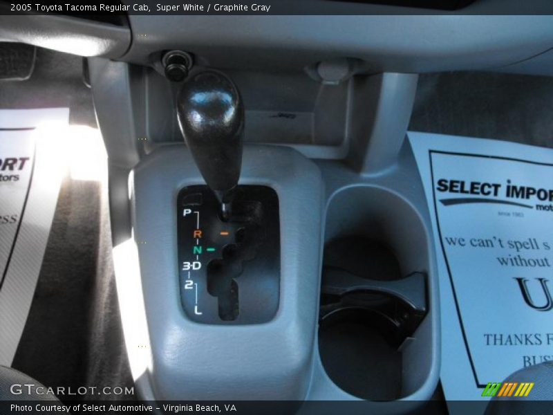 Super White / Graphite Gray 2005 Toyota Tacoma Regular Cab