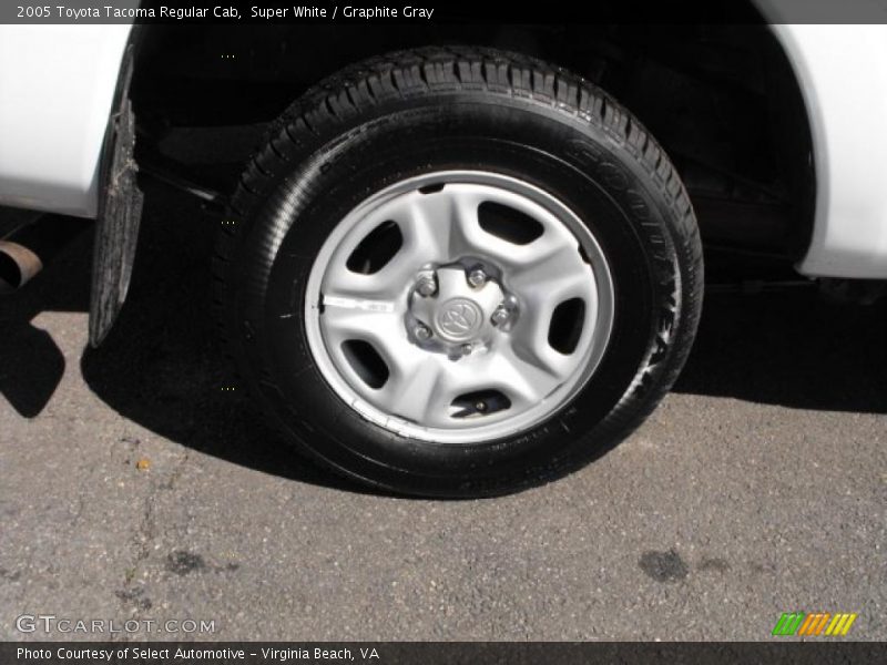 Super White / Graphite Gray 2005 Toyota Tacoma Regular Cab