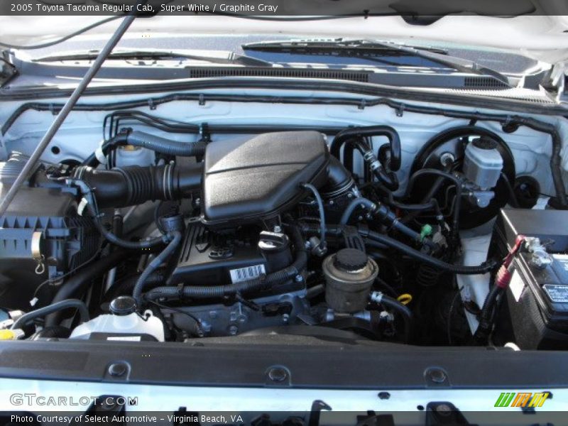 Super White / Graphite Gray 2005 Toyota Tacoma Regular Cab