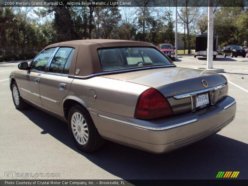 Arizona Beige Metallic / Light Camel 2006 Mercury Grand Marquis LS