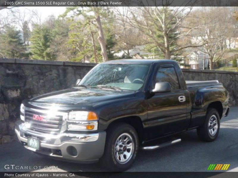 Onyx Black / Dark Pewter 2005 GMC Sierra 1500 SLE Regular Cab
