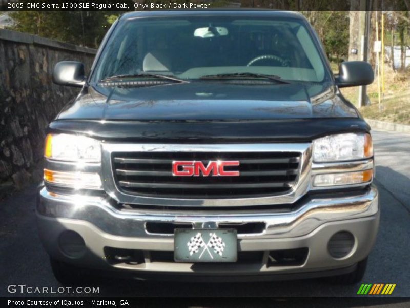 Onyx Black / Dark Pewter 2005 GMC Sierra 1500 SLE Regular Cab