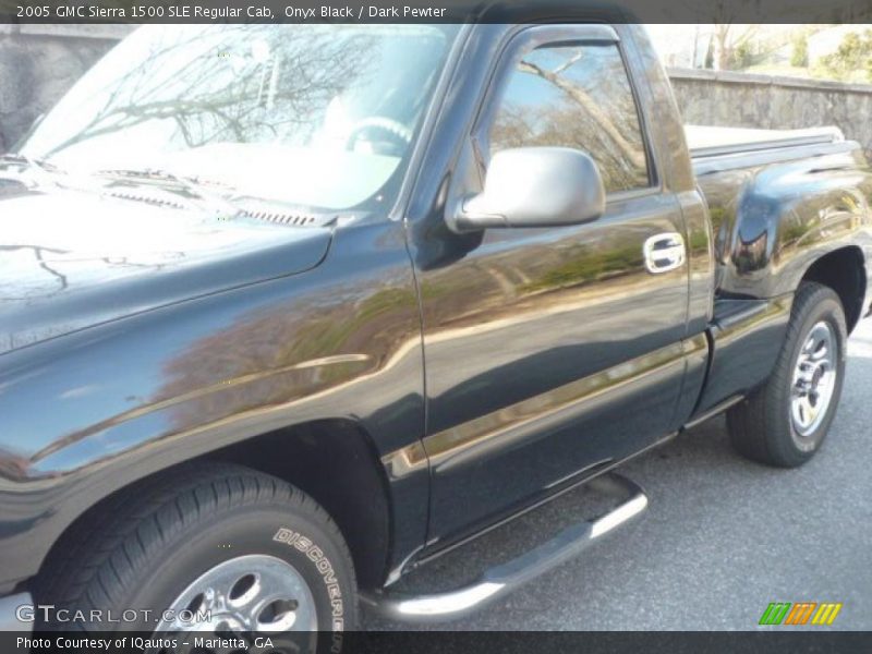 Onyx Black / Dark Pewter 2005 GMC Sierra 1500 SLE Regular Cab