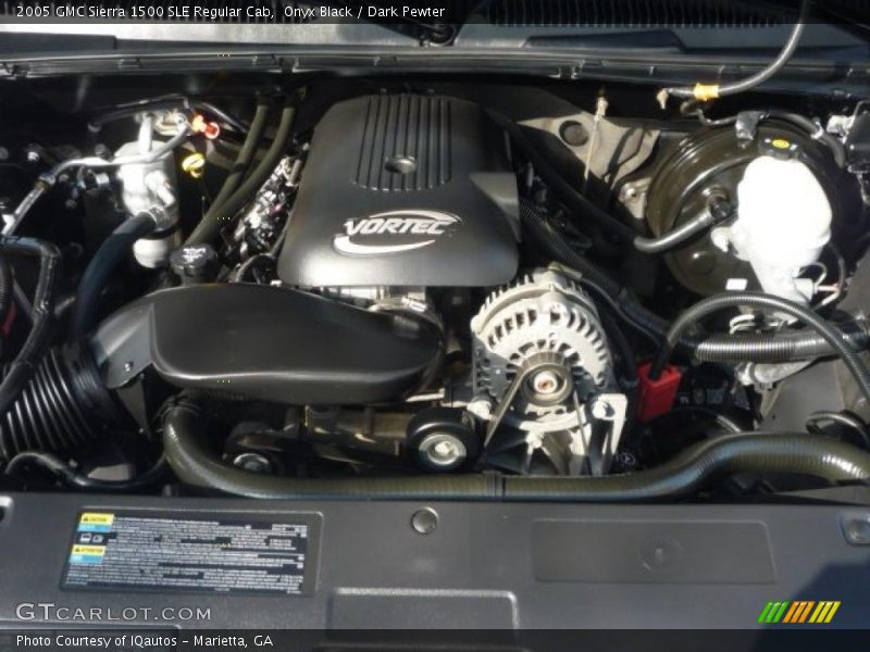 Onyx Black / Dark Pewter 2005 GMC Sierra 1500 SLE Regular Cab