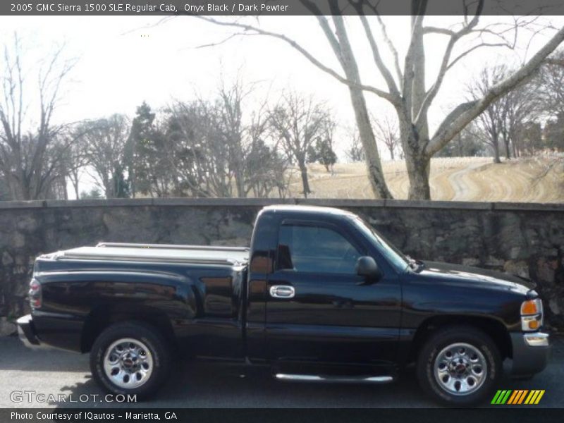 Onyx Black / Dark Pewter 2005 GMC Sierra 1500 SLE Regular Cab