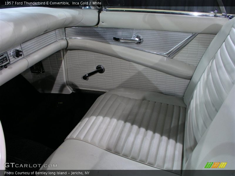 Inca Gold / White 1957 Ford Thunderbird E Convertible