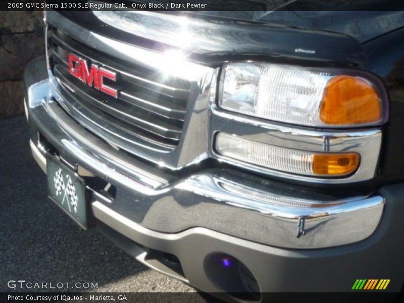 Onyx Black / Dark Pewter 2005 GMC Sierra 1500 SLE Regular Cab