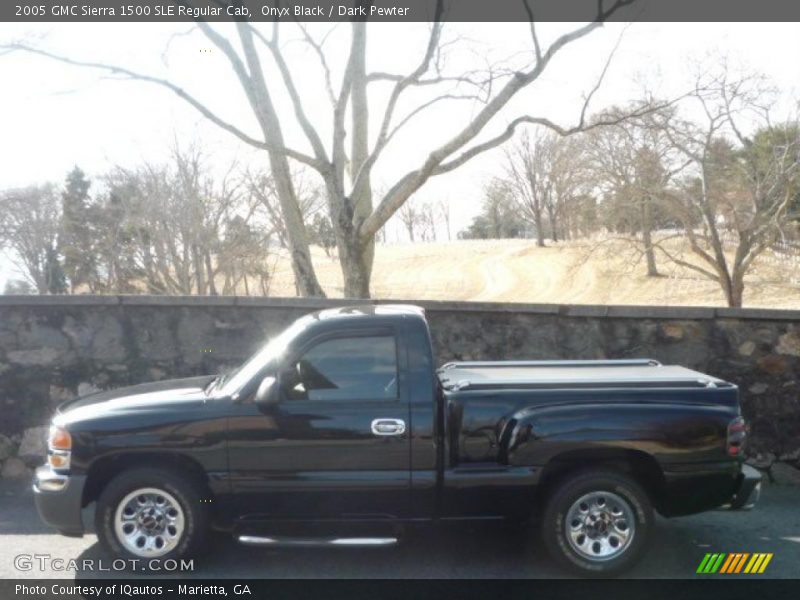 Onyx Black / Dark Pewter 2005 GMC Sierra 1500 SLE Regular Cab
