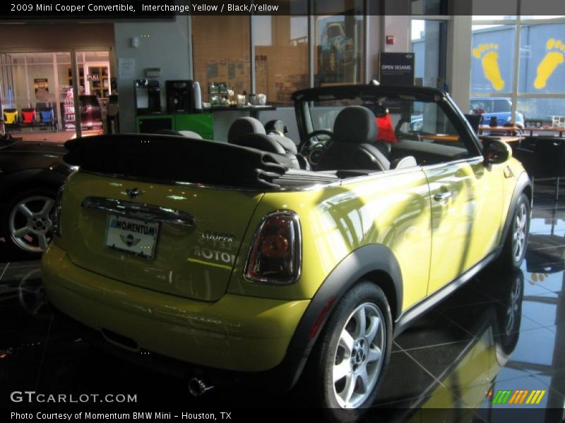 Interchange Yellow / Black/Yellow 2009 Mini Cooper Convertible