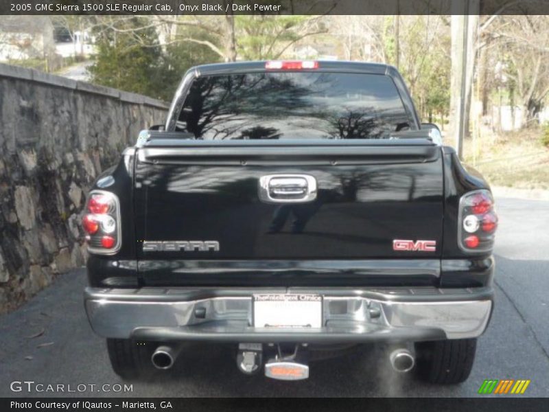 Onyx Black / Dark Pewter 2005 GMC Sierra 1500 SLE Regular Cab