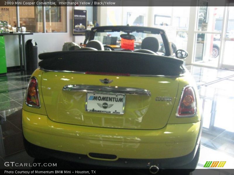 Interchange Yellow / Black/Yellow 2009 Mini Cooper Convertible