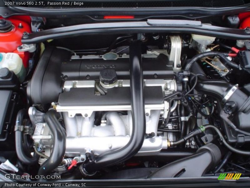 Passion Red / Beige 2007 Volvo S60 2.5T