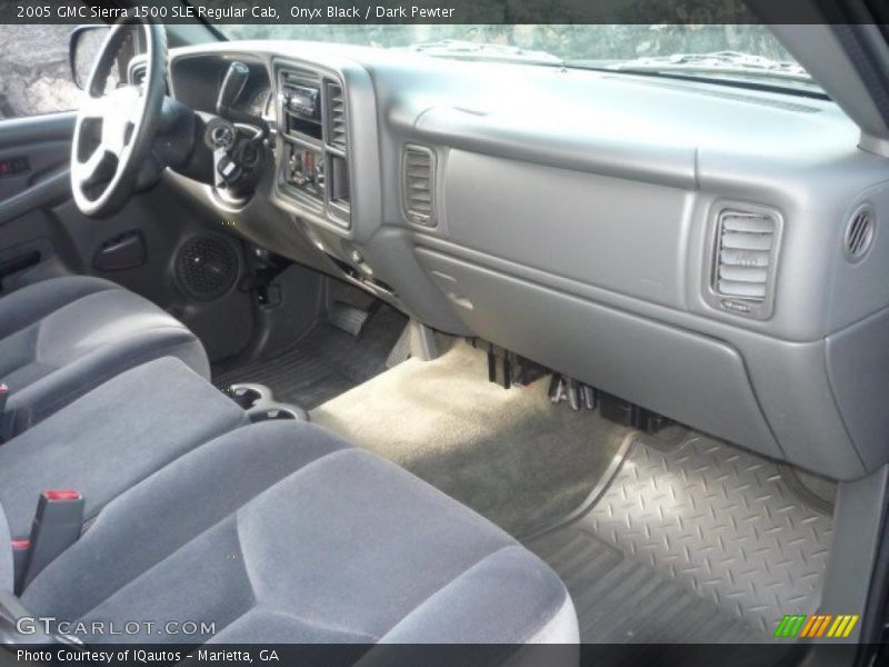 Onyx Black / Dark Pewter 2005 GMC Sierra 1500 SLE Regular Cab