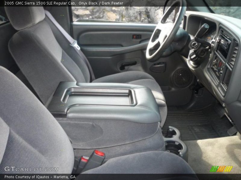 Onyx Black / Dark Pewter 2005 GMC Sierra 1500 SLE Regular Cab