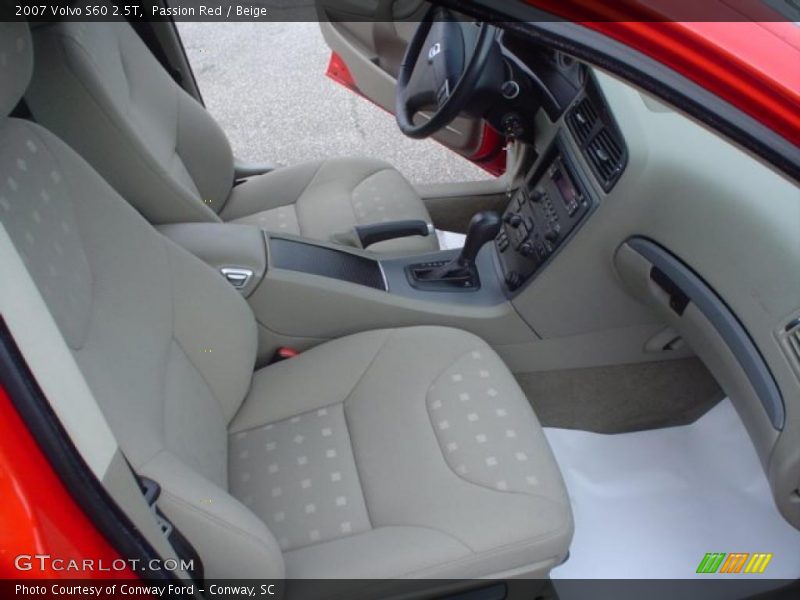 Passion Red / Beige 2007 Volvo S60 2.5T