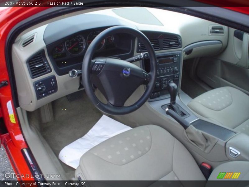 Passion Red / Beige 2007 Volvo S60 2.5T