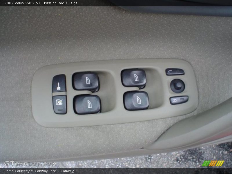Passion Red / Beige 2007 Volvo S60 2.5T