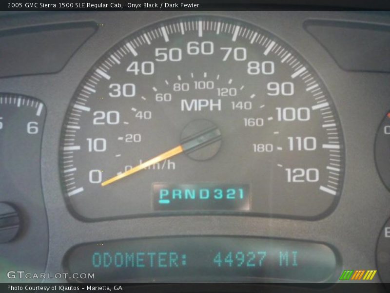 Onyx Black / Dark Pewter 2005 GMC Sierra 1500 SLE Regular Cab