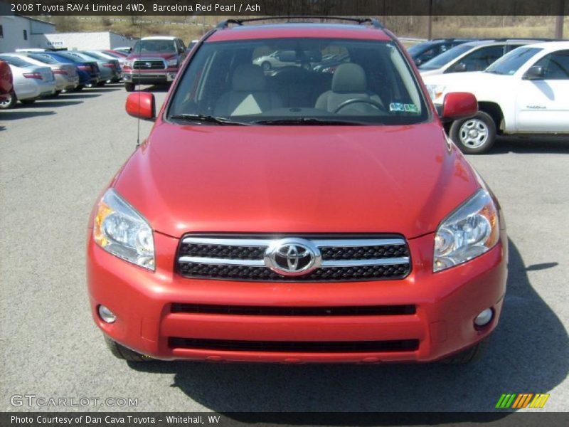 Barcelona Red Pearl / Ash 2008 Toyota RAV4 Limited 4WD