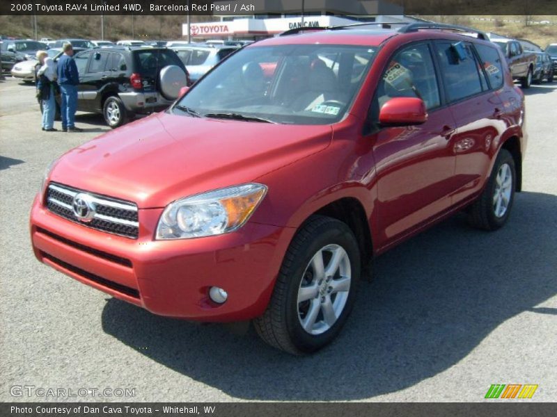 Barcelona Red Pearl / Ash 2008 Toyota RAV4 Limited 4WD