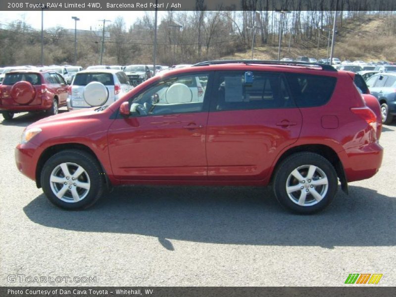 Barcelona Red Pearl / Ash 2008 Toyota RAV4 Limited 4WD