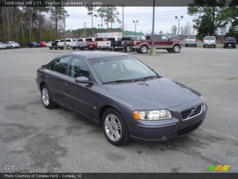 Titanium Gray Metallic / Graphite 2006 Volvo S60 2.5T