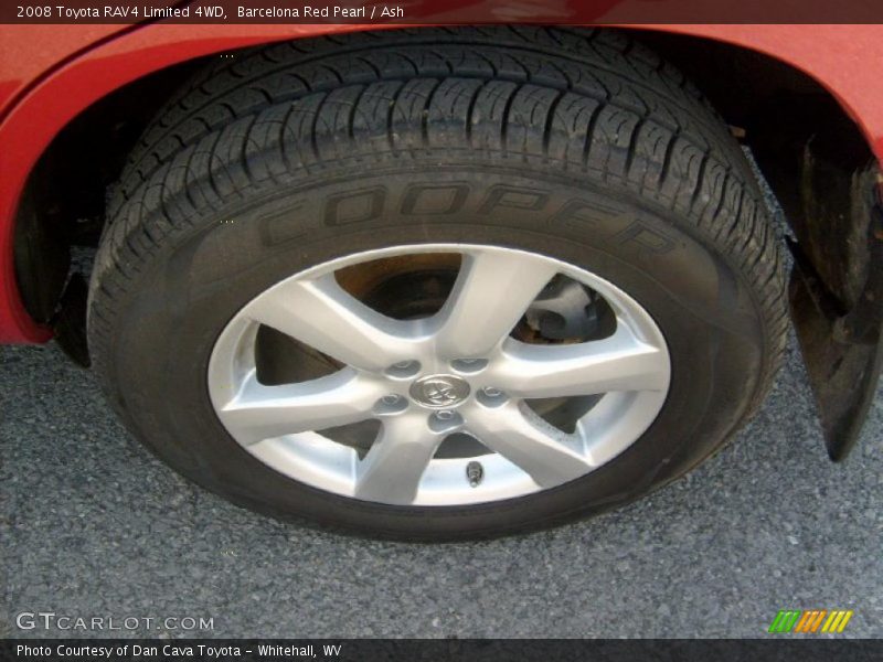 Barcelona Red Pearl / Ash 2008 Toyota RAV4 Limited 4WD