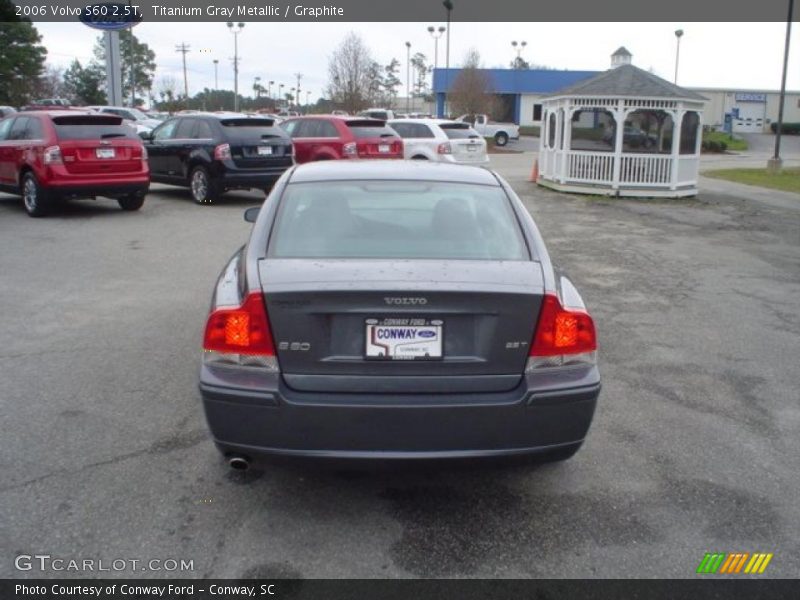 Titanium Gray Metallic / Graphite 2006 Volvo S60 2.5T