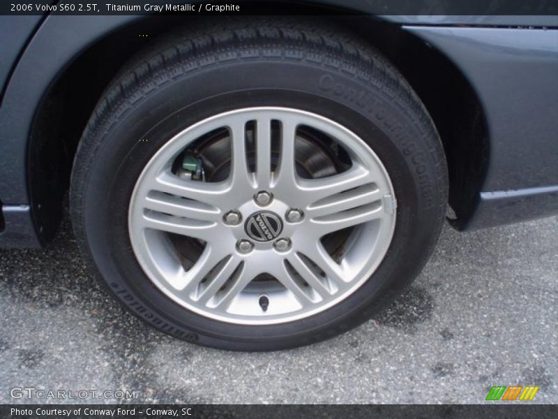 Titanium Gray Metallic / Graphite 2006 Volvo S60 2.5T