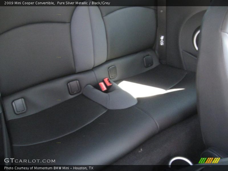 Pure Silver Metallic / Black/Grey 2009 Mini Cooper Convertible