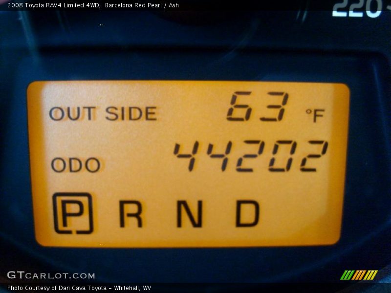 Barcelona Red Pearl / Ash 2008 Toyota RAV4 Limited 4WD