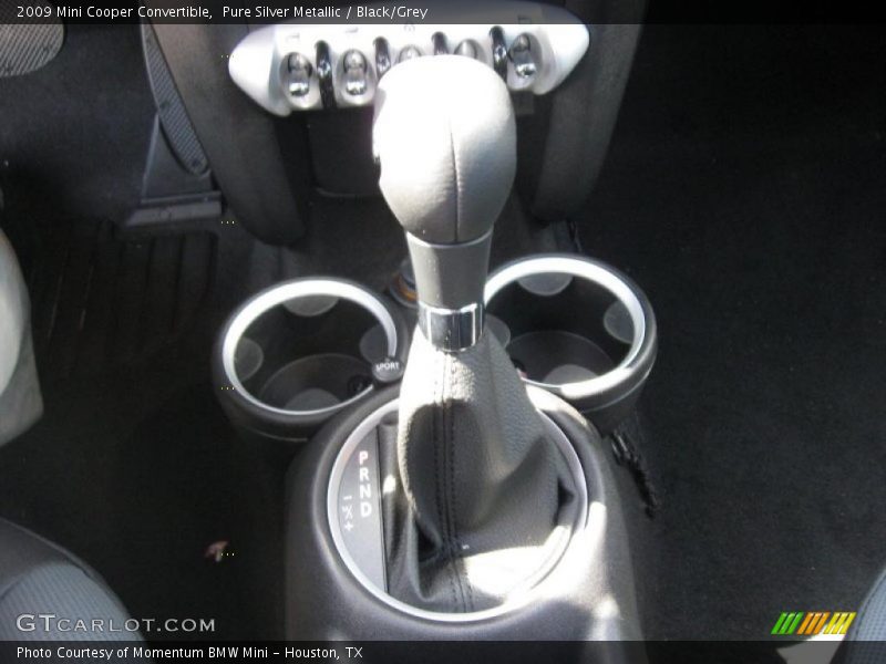 Pure Silver Metallic / Black/Grey 2009 Mini Cooper Convertible