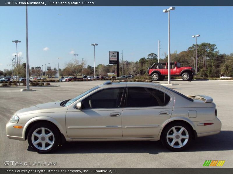Sunlit Sand Metallic / Blond 2000 Nissan Maxima SE